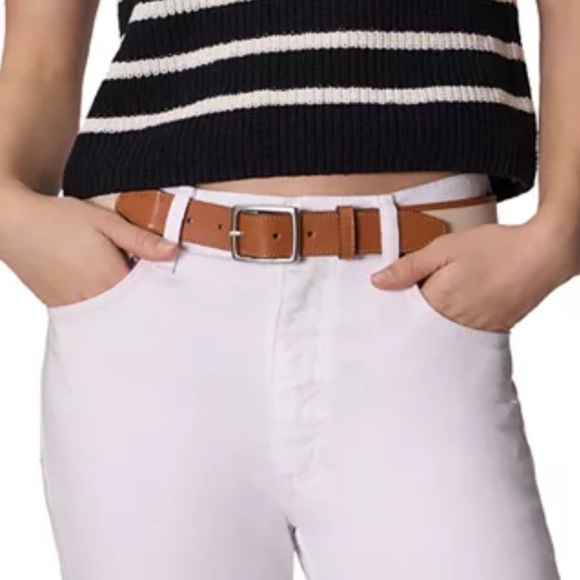Rag & Bone Boyfriend Leather & Canvas Belt - Picture 9 of 9